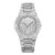 Luxury Fashion Casual Men Watches Big Dial Silver Stainless Steel Calendar Quartz Wristwatch Classic Top Brand Male Clock 2024