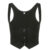 CIBBAR Black Button Up Corset Top Women Fashion Sleeveless Skinny Tank Tops Vintage y2k Streetwear Tees Harajuku 90s Girdle Vest