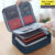 3-Layers Document Case with Lock File Organizer Bag Zipper Certificate Storage Bag Portable Travel Home Office School Supplies