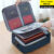 3-Layers Document Case with Lock File Organizer Bag Zipper Certificate Storage Bag Portable Travel Home Office School Supplies