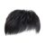 Men Short Straight Hairpiece with Bangs Balds Spots Gray Hair Coverage High Temperature Fiber Male Black Synthetic Hair Wig