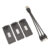 3pcs RC 1800mAh /2600mAh Aircraft Lithium Battery Remote Control Kit Light Charging Cable Set for E88 E88Pro LS E525 E525Pro