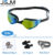 JSJM Professional Adult Anti-Fog Swimming Goggles Men Women With HD Wide-Angle Lens Waterproof Adjustable Silicone Swim Glasses