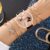 Six-piece High-end Leather Disc Cute Watch Set For Girls