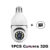 1/2/3Pcs Bulb E27 Surveillance Camera Automatic Human Tracking Full Color Night Vision Indoor Security Monitor Zoom Home Cameras