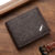 Men’s Wallet Short Wallet Youth Fashion Thin Multi Card Large Capacity Horizontal Business Soft Leather Wallet for Men