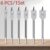 6Pcs/1 Set 10-25mm Flat Drill High-carbon Steel Wood Flat Drill Set Woodworking Spade Drill Bits Durable Woodworking Tool