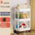 Bookshelf Storage Trolley Mobile Kitchen Organizer Cart With Wheels Multi-Layer Bathroom Shelves Household Snacks Storage Rack