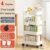 Bookshelf Storage Trolley Mobile Kitchen Organizer Cart With Wheels Multi-Layer Bathroom Shelves Household Snacks Storage Rack