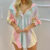 New Women’s Spring Summer Printed Long Sleeve Lapel Casual Shirt Dress Ladies Single-breasted Cardigan Irregular Mini Dress 2022
