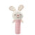 Cute Animal Rattle Cartoon Bunny Soothing Handbell Soft Cloth Sound Maker Plush Bed Bell Baby Ringing Baby Stick Newborn Gift