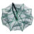 1pc Foldable 8-Hole Fishing Net for Catching Shrimp, Crab, Lobster, and Fish – Lightweight and Durable Trap for Easy Fishing