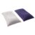 fasdaga 2 Pcs Outdoor Portable Folding Air Inflatable Pillow Double Sided Flocking Cushion Light Grey & Dark Blue