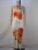 Sexy tube top hip skirt Printing back -back exposed lean dress new fashion elegant women’s clothing