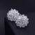 2 Pcs Set Women Exquisite Luxury Shiny Flower Shaped Ear Stud Jewelry Gift For Birthday