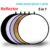 RF01 24″ Reflector 5in1 30CM 60CM 80CM 110CM Silver White Gold Portable Collapsible Soft Light Round Photography for Studio 2in1