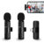 New Wireless Lavalier Microphone Portable Audio Video Recording Mini Mic for iPhone Android Live Broadcast Gaming Phone Mic