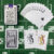 1pcs Playing Cards PVC Pokers Plastic Baccarat Texas Hold’em Poker Cards Board Games Waterproof Wearable Card Game Baralho Deck