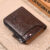 Mens Wallet Leather Business Card Holder Zipper Purse Luxury Wallets for Men RFID Protection Purses Carteira Masculina Luxury