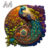 Adult Animal Wooden Puzzle Round Peacock and Bird Wooden Puzzle Children’s Puzzle Toy Festival Gift A3 A4 A5 Multi Size Puzzle