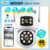 Outdoor Wireless Security IP Camera 4K 8MP HD Dual Lens External Wifi PTZ Camera Auto Tracking Street Surveillance Camera iCsee