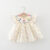 Cotton Baby Dress Flower Embroidery Comfortable Baby Dress Colorful Polka Dot Printed Dress