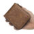 Men’s Wallet Short 2023 New Vintage Casual Trifold Zipper Bag Youth Student Buckle Waist Chain Zero Wallet for Dad’s Birthday Gi