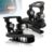 2pcs Stainless Steel Universal Car Auto A-Pillar Hood LED Work Light Bracket Holder Clamp Engine Cover Lamp Bar Mounting Clamp