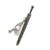 1pc Mini Sword Shape Pendant Keychain Weapon Model With Sheath Toy Knife Metal Anime Key Ring Ornament Purse Charm Accessories