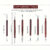 6PCS Sculpting Tool Pottery Wood Handle Set Wax Carving Sculpt Smoothing Polymer Shapers Pottery Clay Ceramic Tool Accessories