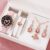 6PCS Set Women Love Dial Watch Brand Design Female Clock Pink Leather Band Ladies Watches Simple Casual Quartz Wristwatches
