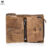 BULLCAPTAIN Authentic Leather Men’s Wallet Short Purse Small Retro Wallet Brand High RFID New Short Wallet