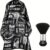 Barber wrap set Waterproof Hair Cutting Cape with Neck Duster Brush – Professional Barber Salon Hairdressing Apron Hair Stylists