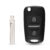 KEYYOU 3 Button Flip Remote Key Car Key Shell For Hyundai Avante I30 IX35 For Kia K2 K5 Sorento Sportage Auto Key Case Styling