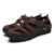 Mens Summer Hiking Sandals Outdoor Close Toe Beach Shoes Breathable Non Slip Water Shoes Aqua Sandalias Treking Male