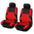 ATZQOU Embroidery Car Seat Covers Set Polyester Universal Fit Most Cars Truck SUV Van Front Rear Protector
