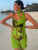 Hugcitar Halter Graphic Print Slips Backless Sexy Slim Mini Dress 2024 Summer Women New Casual Clothes Beach Festival Holiday