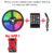 1-15m RGB LED Strip Lights Bluetooth App Remote Control 5V USB Music Sync Party Atmosphere TV Backlight for Christmas Home Decor