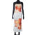 Sexy Tube Top Waist Hip Skirt Slim Print Dress Fashionable Temperament New Summer Women’s Clothing