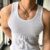 Men’s Solid Tank Top, Active Quick Dry Breathable Crew Neck Sleeveless Shirt, Men’s Clothing For Summer Outdoor
