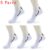 3 Pairs Mens Mesh Breathable Sports Socks Shallow Mouth Spring and Summer Short Tube Socks White Simple Classic Sock