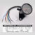 KKMOON Cafe Racer Retro Custom Motorcycle Mechanical Speedometer with LED Indicator Odometer 220km/h