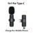 GAMINJA Wireless Lavalier Microphone Portable Audio Video Recording Mini Mic For iPhone Android Long battery life Live Broadcast