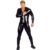 Oversized S-4XL Sexy Lingerie Men Catsuit Faux Leather Front Zipper Crotch Bodysuit Gay Fetish Costumes Erotic Lingerie Jumpsuit