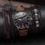 4pcs Fashion Business Calendar Men’s Belt Quartz Watch with PU Woven Bracelet Set