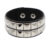 Fashion Pu Leather Studded Bracelet Bangle Choker Punk Spike Rivets Cuff Metal Black Wristband Adjustable Dropship