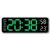 Large Digital Wall Clock Temperature and Humidity Week Display Brightness Adjustable Electronic LED Table Alarm Clock 12/24H