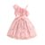 Dress For Kids 2-7 Years old Birthday Ruffled Embroidered Sleeveless Floral Princess Dresses Ootd For Baby Girl