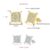 Rock Hip Hop Iced Out Stud Earring for Men Male Inlaid AAA+CZ Zircon Gold Color Piercing Ear Accessories Hiphop Trend Jewelry