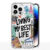 New York London Sticker Labels Phone Case For iPhone 14 13 12 11 Pro X XS XR Max 7 8 Plus SE 2 3 Shockproof Soft TPU Back Cover